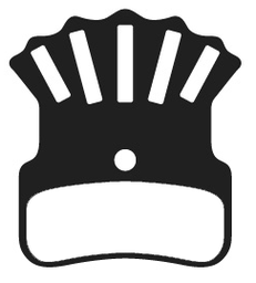 [ZAF032] Zapatas EAGLE for SHIMANO XTR ventilacion BPC-17  / DS-17