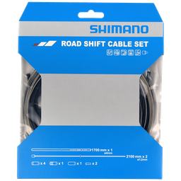 [CAB042] Cables y fundas SHIMANO cambios RUTA black set OT-SP41 JP