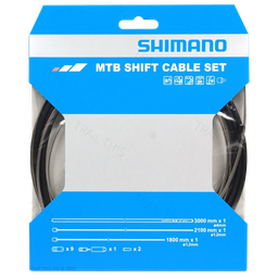 [CAB043] Cables y fundas SHIMANO cambios XTR-XT-SLX black set SP41S JP