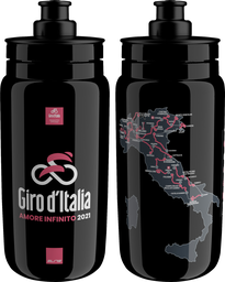[CAR132] Caramañola ELITE FLY GIRO D'ITALIA MAP black new 550ml 1604611