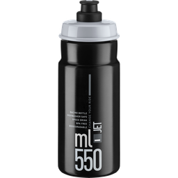 [CAR018] Caramañola ELITE JET black/grey logo 550ml 0190403