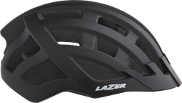 [CAS096] Casco LAZER Compact DLX  Matte black uni size+net+led