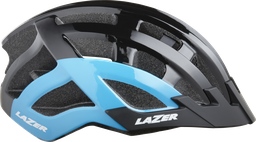 [CAS093] Casco LAZER Compact DLX  black/blue uni size +net+led