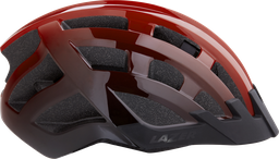 [CAS0991] Casco LAZER Compact DLX CE-CPSC Red Black uni size +net+led