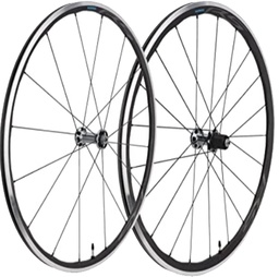 [RUE025] Ruedas SHIMANO ROAD WH-RS700-C30 11/10v AlumCarb c/brake par