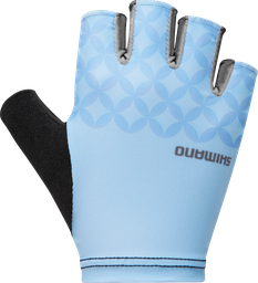 [UNI431] UNI Guante SHIMANO W'S AIRWAY Mujer GEL d/corto L AQUA BLUE ECWGLBSVS61WB2416