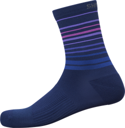 [UNI226] UNI Medias SHIMANO ORIGINAL TALL NAVY/PURPLE M-L (SHOE SIZE 41-44) ECWSCBSSS14UN1623