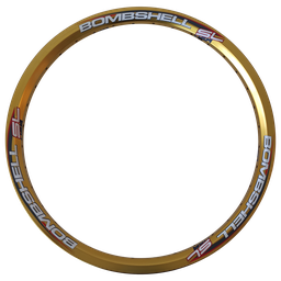 [ARO094] Aro BMX BOMBSHELL  1086MFG 20X1 1/8 aluminio 28h front 30mm mini gold
