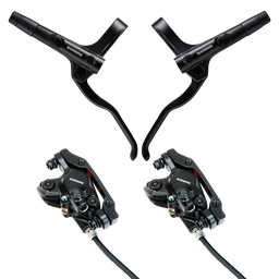 [FRE0081] Freno disc SHIMANO hidr MT200 mord/cab/magt black funda c/adaptador set 1000/1700mm