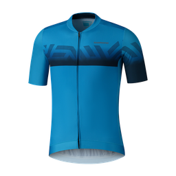 [UNI550] UNI Camiseta SHIMANO KITA ZIP m/corta HOMBRE M BLUE PCWJSTSVE11MB0105