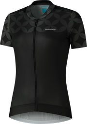 [UNI562] UNI Camiseta SHIMANO SAGAMI W'S ZIP m/corta DAMA L BLACK PCWJSTSVE11WL0116