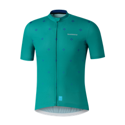 [UNI497] UNI Camiseta SHIMANO AEROLITE m/corta HOMBRE S GREEN