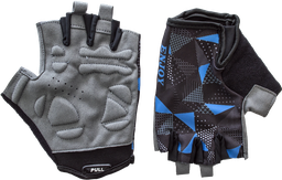 [UNI384] UNI guantes ENJOY MTB/BMX d/largo Grey/Cyan Blue L AI-02-429