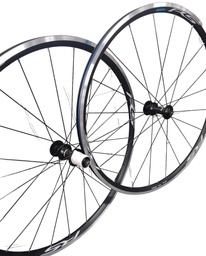 [RUE091] Ruedas SHIMANO ruta 700C WH-RS100 F20H/R24H 11/12V black par