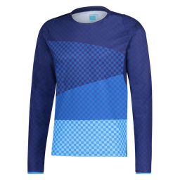 [UNI613] Buso SHIMANO FUJIMI Hombre m/larga S Navy/Blue