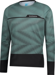 [UNI619] Buso SHIMANO MYOKO MTB Hombre m/larga S Green