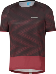 [UNI622] Camiseta SHIMANO MYOKO Hombre m/corta M Red