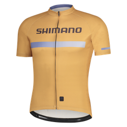 [UNI685] Jersey SHIMANO LOGO Hombre m/corta S Matte Gold