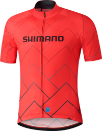 [UNI686] Jersey SHIMANO LOGO Hombre m/corta M Spice Red