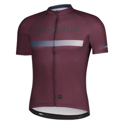 [UNI687] Jersey SHIMANO LOGO Hombre m/corta S Plum