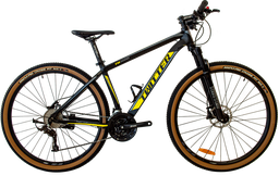 [BIC410] Bicicleta TWITTER 29 alum TW3000 hydraulic 15 MX9 3x9V c/bloqueo black/yellow