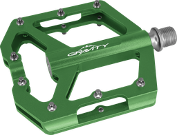 [PED203] Pedal GRAVITY MTB aluminio 9/16" balinera sellada verde par