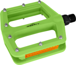 [PED208] Pedal GRAVITY MTB nylon 9/16" verde neon par