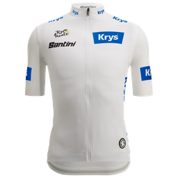 [UNI559] Jersey SANTINI TDF Best Young Rider Caballero Talla:L white