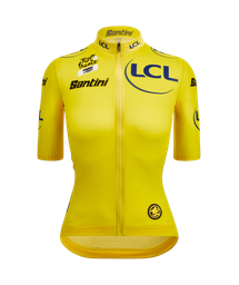 [UNI576] Jersey SANTINI TDF LEADER Dama Talla:XS  Yellow