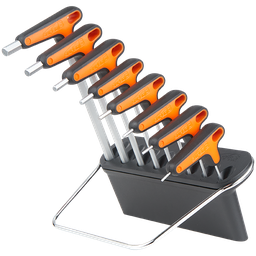 [HER293] Kit SUPER B TB-76160 llaves Hexagonal c/mango 8pcs 2, 2.5, 3, 4, 5, 6, 8, 10mm