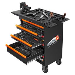 [HER296] Kit SUPER B TBA9000 de herramientas profecional 7 niveles 