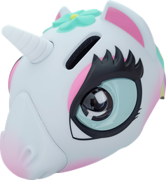 [CAS401] Casco CIGNA UNICORN F (49-55cm) White-Pink