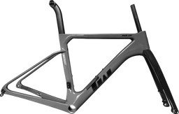 [CUA345] Cuadro TWITTER Ruta R15pro 470mm carbon DISC BB-rosca c/trinche-pilar-pista de trinche-espaciador dark gray