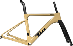 [CUA355] Cuadro TWITTER Ruta R15pro 440mm carbon DISC BB-rosca c/trinche-pilar-pista de trinche-espaciador-bujes gold