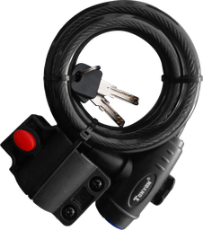 [SEG014] Seguro TWITTER de bicicleta c/clave 12x1200mm